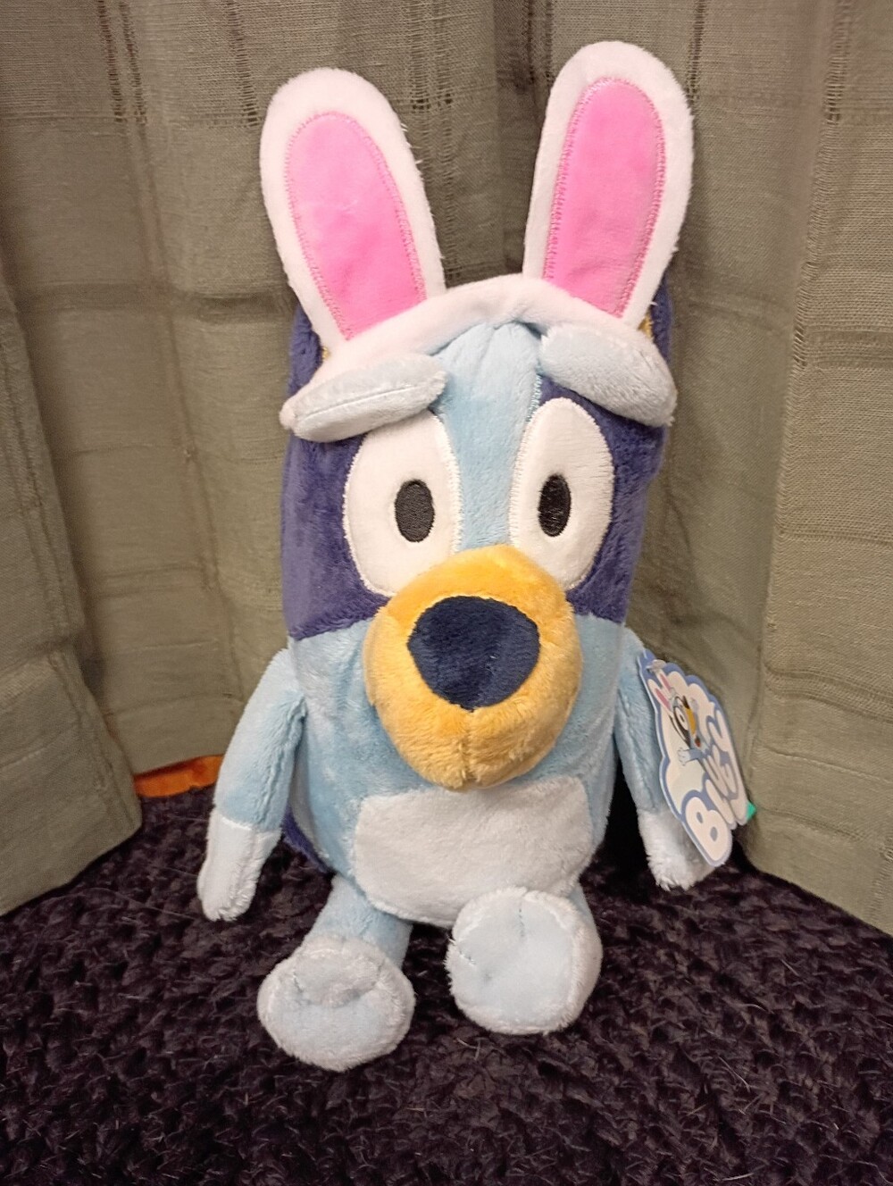 NWT DanDee Bluey Plush With Bunny Ears Size 7.5" Stuffed Animal